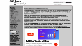 What Php-space.info website looked like in 2020 (3 years ago)