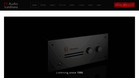What Psaudio.dk website looked like in 2020 (3 years ago)