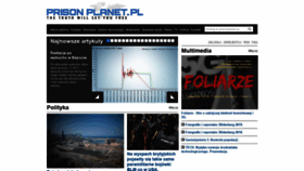 What Prisonplanet.pl website looked like in 2020 (3 years ago)