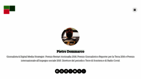What Pietrodommarco.it website looked like in 2020 (3 years ago)