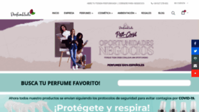What Perfumhada.es website looked like in 2020 (3 years ago)