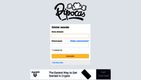 What Pipocas.tv website looked like in 2020 (3 years ago)