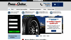 What Pneus-online-belgique.be website looked like in 2020 (3 years ago)