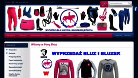 What Ponyshop.pl website looked like in 2020 (3 years ago)