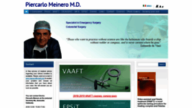 What Piercarlomeinero.it website looked like in 2020 (3 years ago)