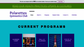 What Polarettes.org website looked like in 2020 (3 years ago)