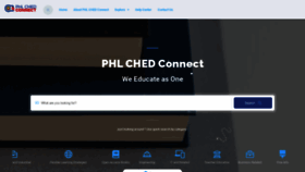 What Phlconnect.ched.gov.ph website looked like in 2020 (3 years ago)