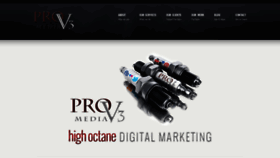 What Prov3media.com website looked like in 2020 (3 years ago)