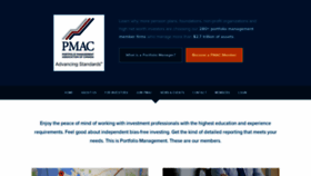 What Pmac.org website looked like in 2020 (3 years ago)