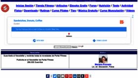 What Portalfitness.com website looked like in 2020 (3 years ago)