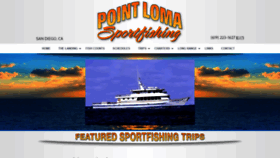 What Pointlomasportfishing.com website looked like in 2020 (3 years ago)