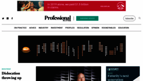 What Professionalplanner.com.au website looked like in 2020 (3 years ago)