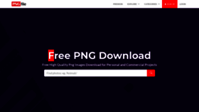 What Pngfile.net website looked like in 2020 (3 years ago)