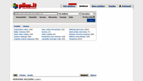 What Plius.lt website looked like in 2020 (4 years ago)