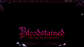What Playbloodstained.com website looked like in 2020 (3 years ago)