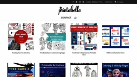What Printabelle.com website looked like in 2020 (3 years ago)