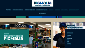What Pigmalia.fr website looked like in 2020 (3 years ago)
