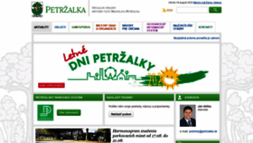 What Petrzalka.sk website looked like in 2020 (3 years ago)