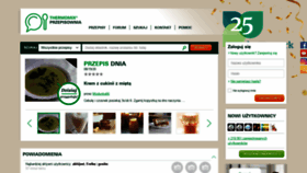 What Przepisownia.pl website looked like in 2020 (3 years ago)