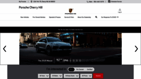 What Porschecherryhill.com website looked like in 2020 (3 years ago)
