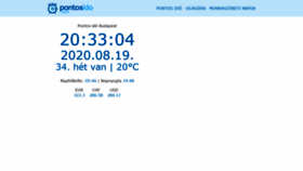 What Pontosido.com website looked like in 2020 (3 years ago)