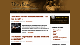What Pierrelacroix.com website looked like in 2020 (3 years ago)