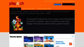 What Playit.ch website looked like in 2020 (3 years ago)