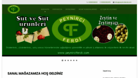 What Peynirciferdi.com website looked like in 2020 (3 years ago)