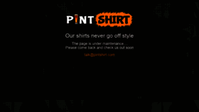 What Pintshirt.com website looked like in 2020 (3 years ago)