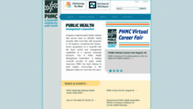 What Phmc.org website looked like in 2020 (3 years ago)