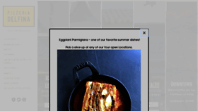 What Pizzeriadelfina.com website looked like in 2020 (4 years ago)