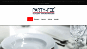 What Party-fee.de website looked like in 2020 (3 years ago)