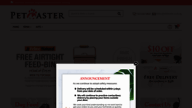 What Petmaster.com.sg website looked like in 2020 (5 years ago)