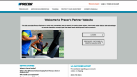 What Precorconnect.com website looked like in 2020 (3 years ago)