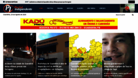 What Portalindependente.com website looked like in 2020 (3 years ago)