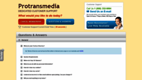 What Protransmedia.com website looked like in 2020 (3 years ago)