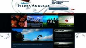 What Piedraangular.org website looked like in 2020 (3 years ago)
