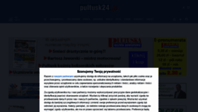 What Pultusk24.pl website looked like in 2020 (3 years ago)