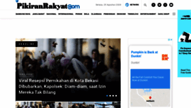 What Pikiran-rakyat.com website looked like in 2020 (3 years ago)