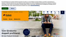 What Postbank.de website looked like in 2020 (3 years ago)