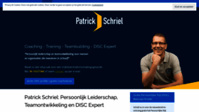 What Patrickschriel.nl website looked like in 2020 (3 years ago)