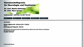 What Praxis-jennes-hettmann.de website looked like in 2020 (3 years ago)