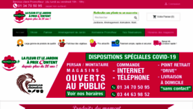 What Promofleur.fr website looked like in 2020 (3 years ago)