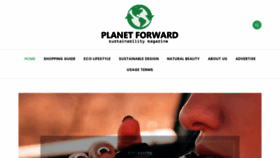 What Planetforward.ca website looked like in 2020 (3 years ago)
