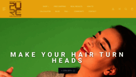 What Pure-keratin.com website looked like in 2020 (3 years ago)
