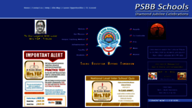 What Psbbschools.ac.in website looked like in 2020 (3 years ago)