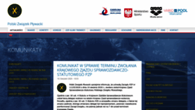What Polswim.pl website looked like in 2020 (3 years ago)