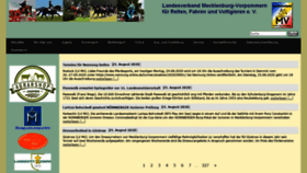 What Pferdesportverband-mv.de website looked like in 2020 (3 years ago)