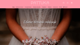 What Pattuka.com website looked like in 2020 (3 years ago)