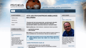 What Psychicus.cz website looked like in 2020 (3 years ago)